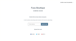 Desktop Screenshot of fussstyle.com