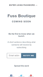 Mobile Screenshot of fussstyle.com